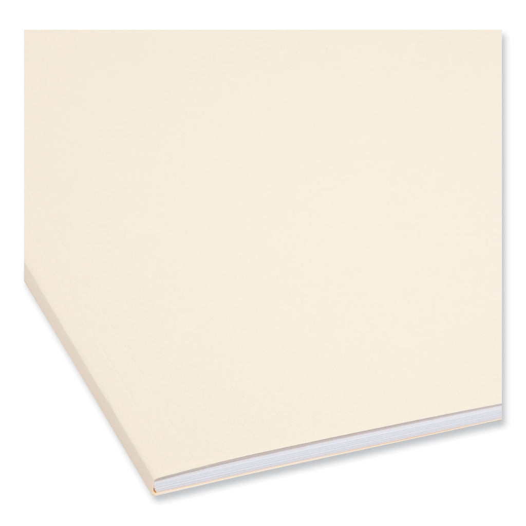 Top Tab Fastener Folders, Straight Tabs, 0.75" Expansion, 1 Fastener, Legal Size, Manila Exterior, 50/Box