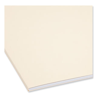 Top Tab Fastener Folders, Straight Tabs, 0.75" Expansion, 1 Fastener, Legal Size, Manila Exterior, 50/Box