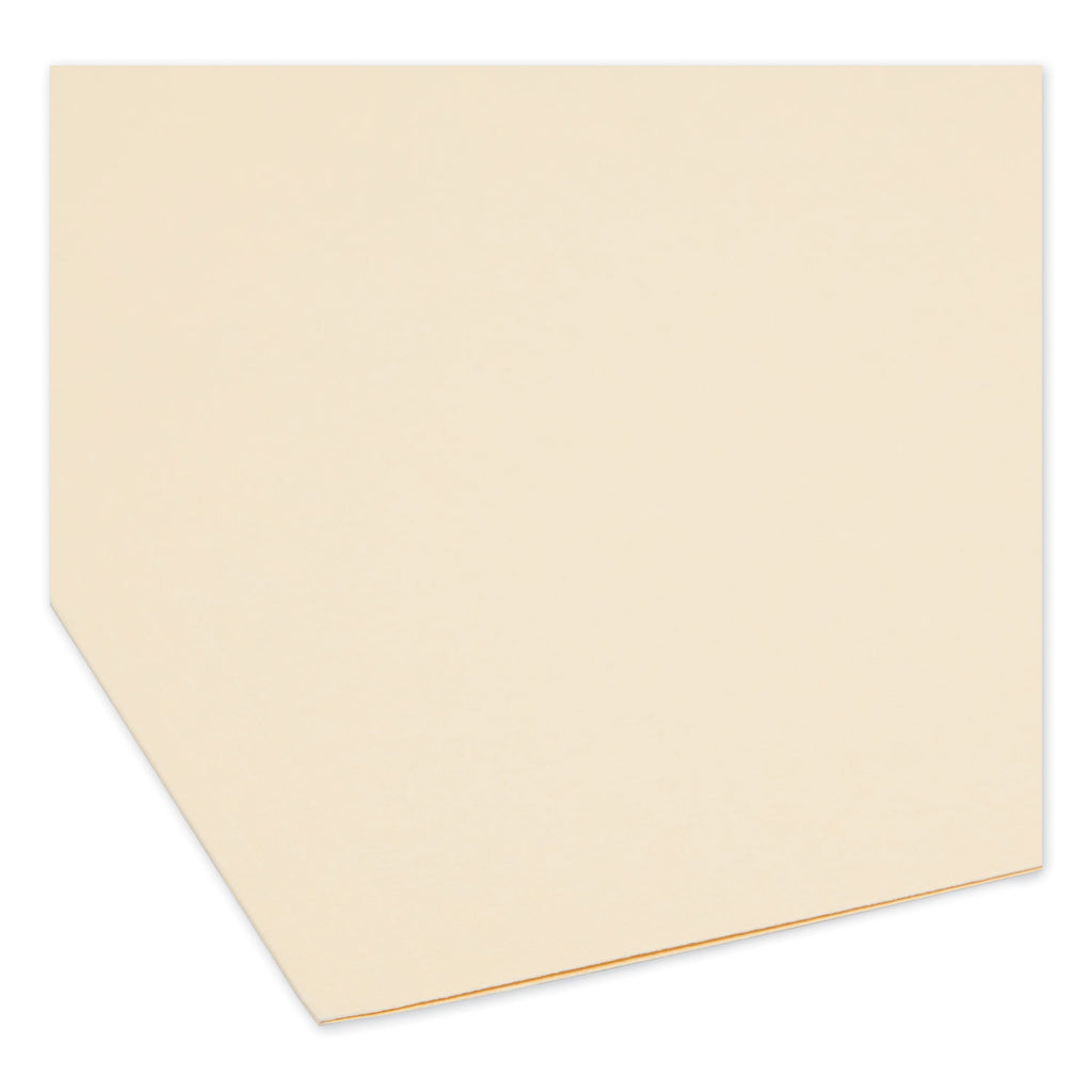 Top Tab Fastener Folders, 1/3-Cut Tabs: Assorted, 0.75" Expansion, 2 Fasteners, Legal Size, Manila Exterior, 50/Box - 