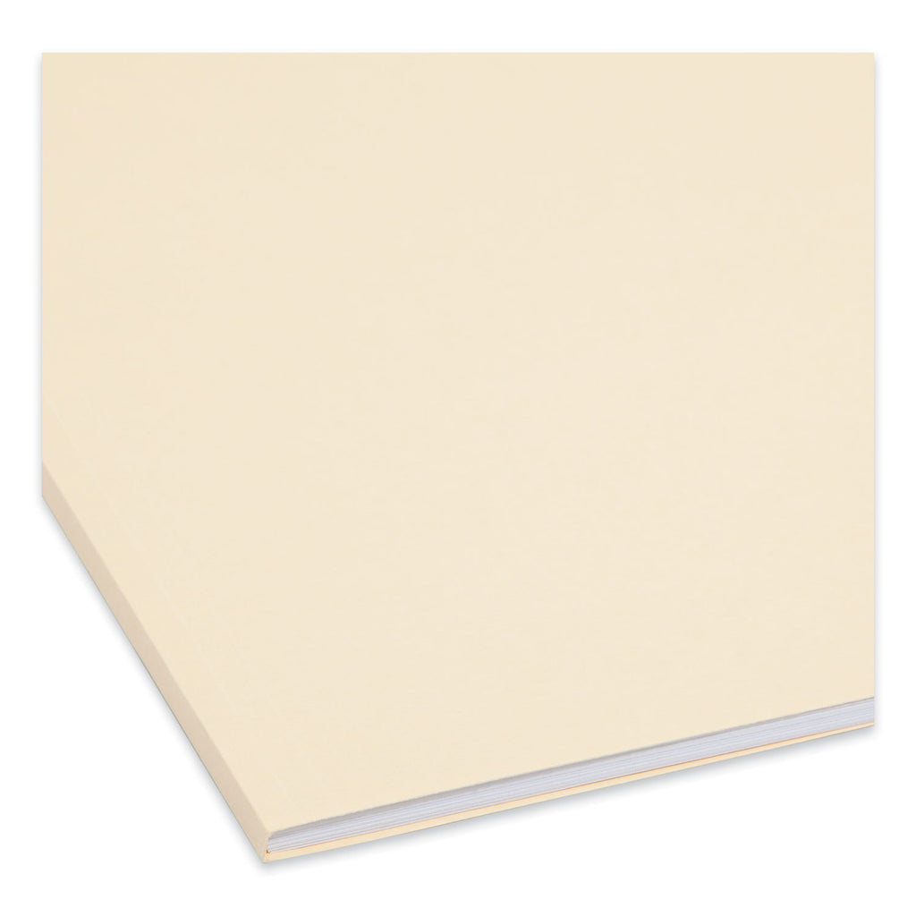 Top Tab Fastener Folders, 1/3-Cut Tabs: Assorted, 0.75" Expansion, 2 Fasteners, Legal Size, Manila Exterior, 50/Box - 