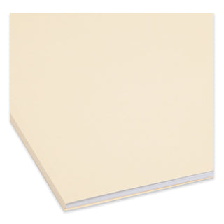 Top Tab Fastener Folders, 1/3-Cut Tabs: Assorted, 0.75" Expansion, 2 Fasteners, Legal Size, Manila Exterior, 50/Box - 