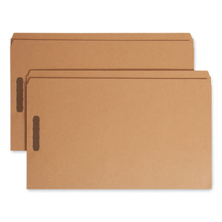 Kraft Fastener Folders, 0.75" Expansion, 2 Fasteners, Legal Size, Kraft Exterior, 50/Box - 
