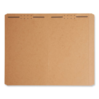 Kraft Fastener Folders, 0.75" Expansion, 2 Fasteners, Legal Size, Kraft Exterior, 50/Box - 