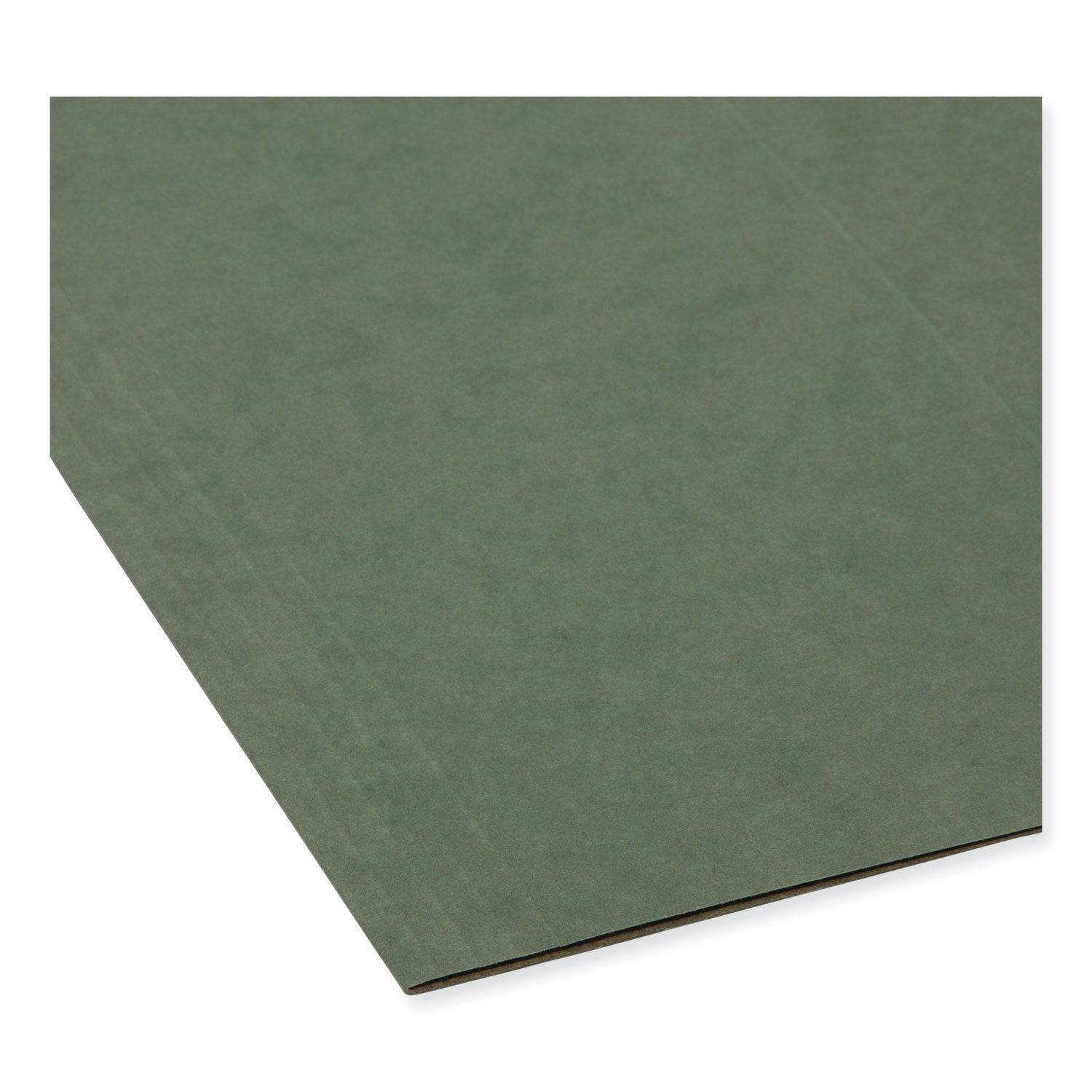 Hanging Folders, Letter Size, 1/3-Cut Tabs, Standard Green, 25/Box - 