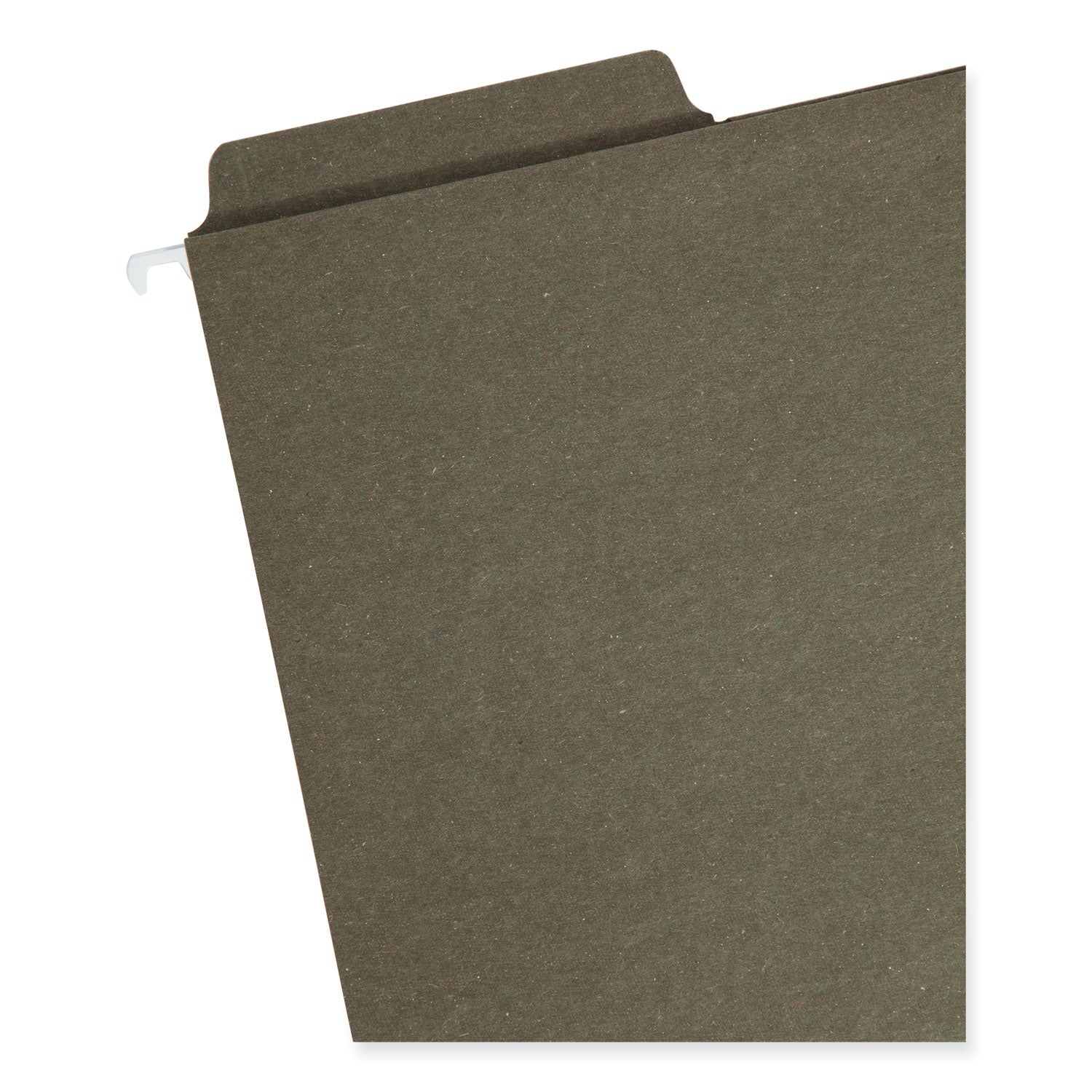 FasTab Hanging Folders, Letter Size, 1/3-Cut Tabs, Standard Green, 20/Box - 