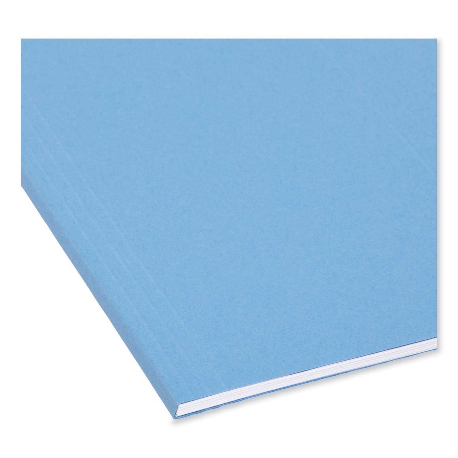 TUFF Hanging Folders with Easy Slide Tab, Letter Size, 1/3-Cut Tabs, Blue, 18/Box - 