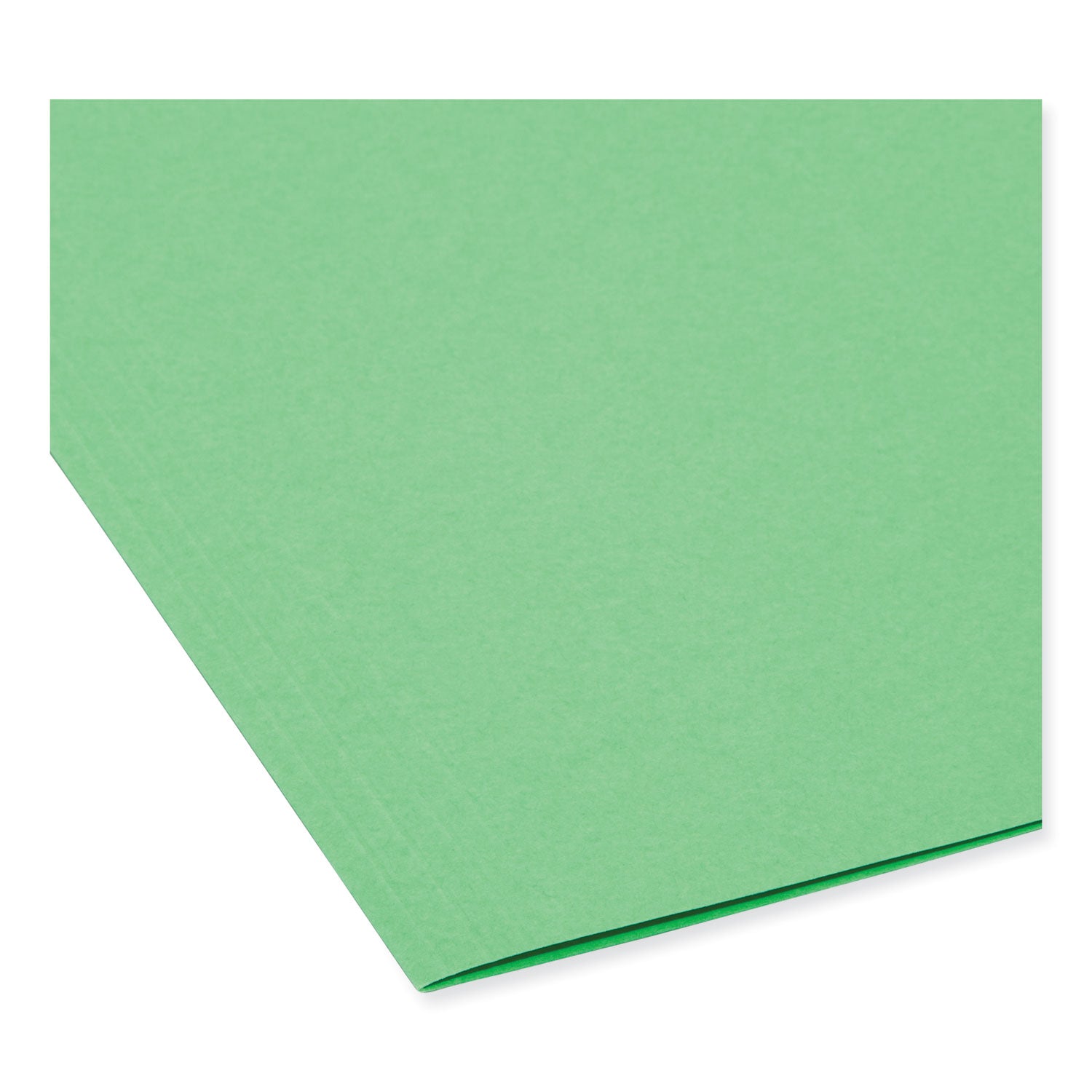 TUFF Hanging Folders with Easy Slide Tab, Letter Size, 1/3-Cut Tabs, Green, 18/Box - 