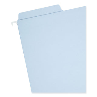 FasTab Hanging Folders, Letter Size, 1/3-Cut Tabs, Assorted Earthtone Colors, 18/Box - 