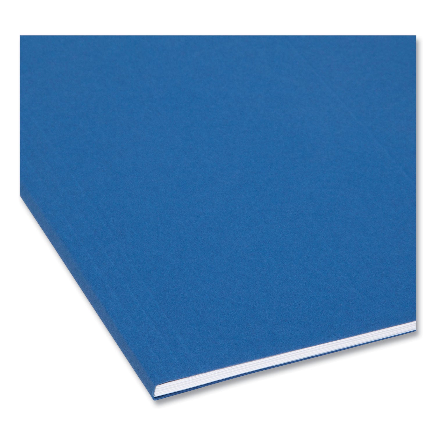 Colored Hanging File Folders with 1/5 Cut Tabs, Letter Size, 1/5-Cut Tabs, Navy, 25/Box - 