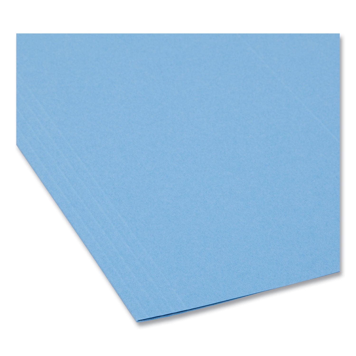 Colored Hanging File Folders with 1/5 Cut Tabs, Letter Size, 1/5-Cut Tabs, Blue, 25/Box - 