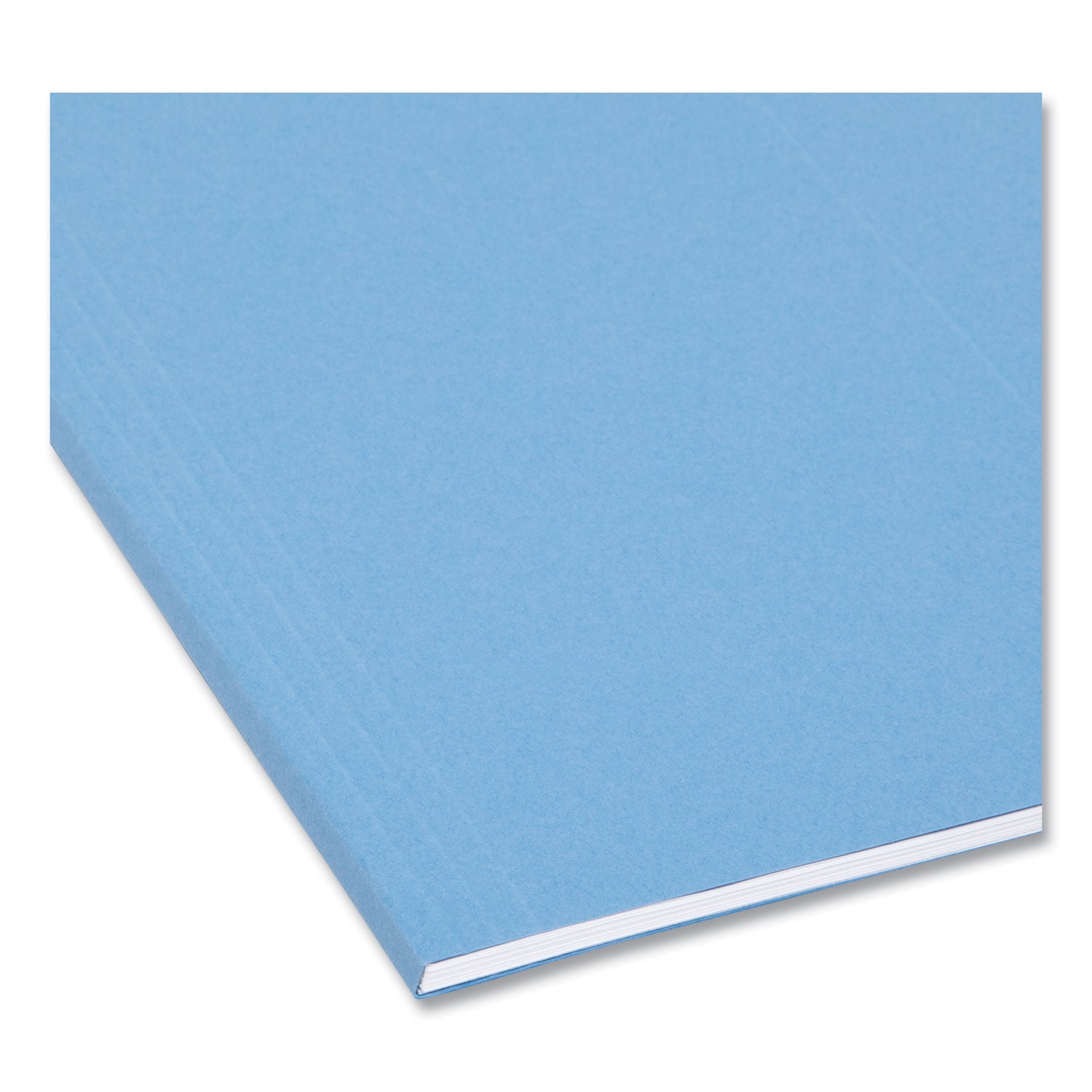 Colored Hanging File Folders with 1/5 Cut Tabs, Letter Size, 1/5-Cut Tabs, Blue, 25/Box - 