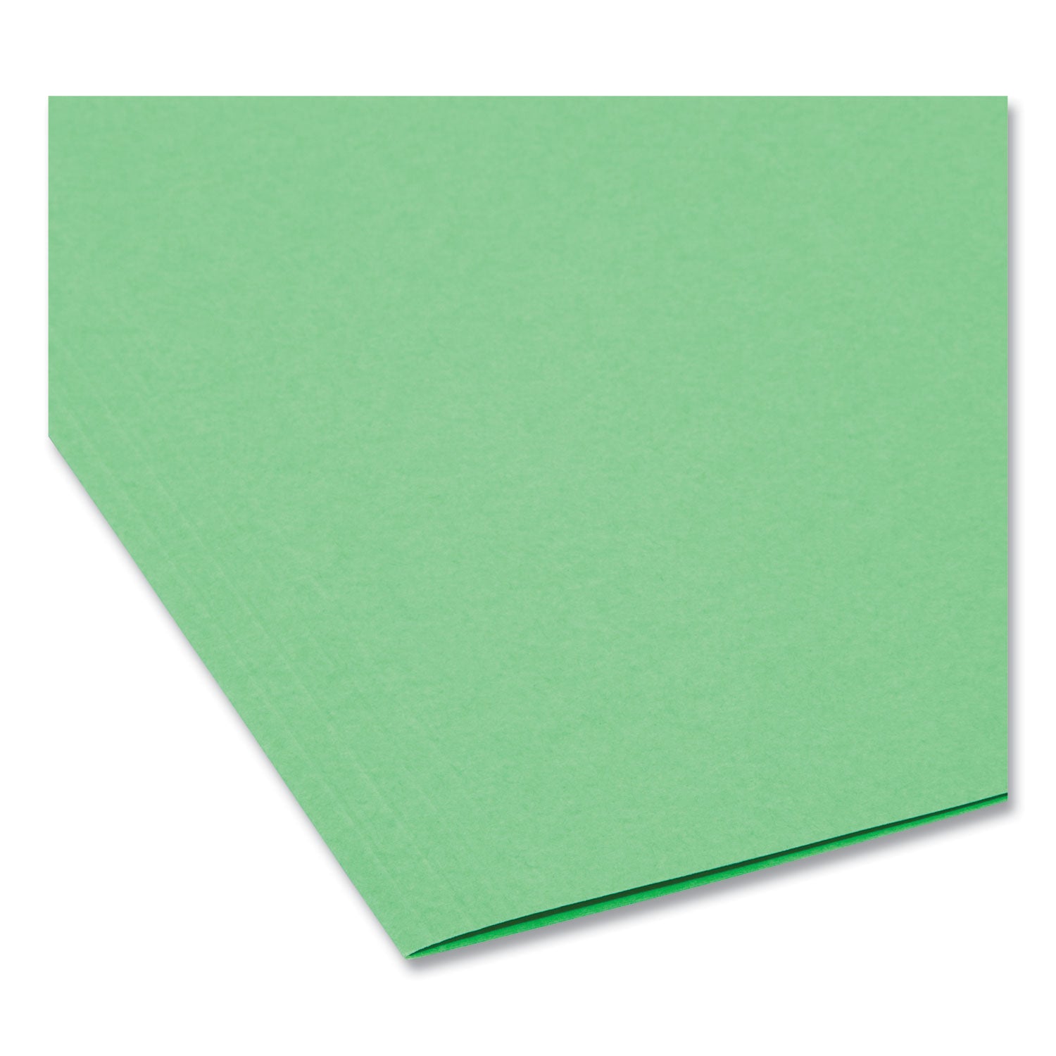 Colored Hanging File Folders with 1/5 Cut Tabs, Letter Size, 1/5-Cut Tabs, Green, 25/Box - 