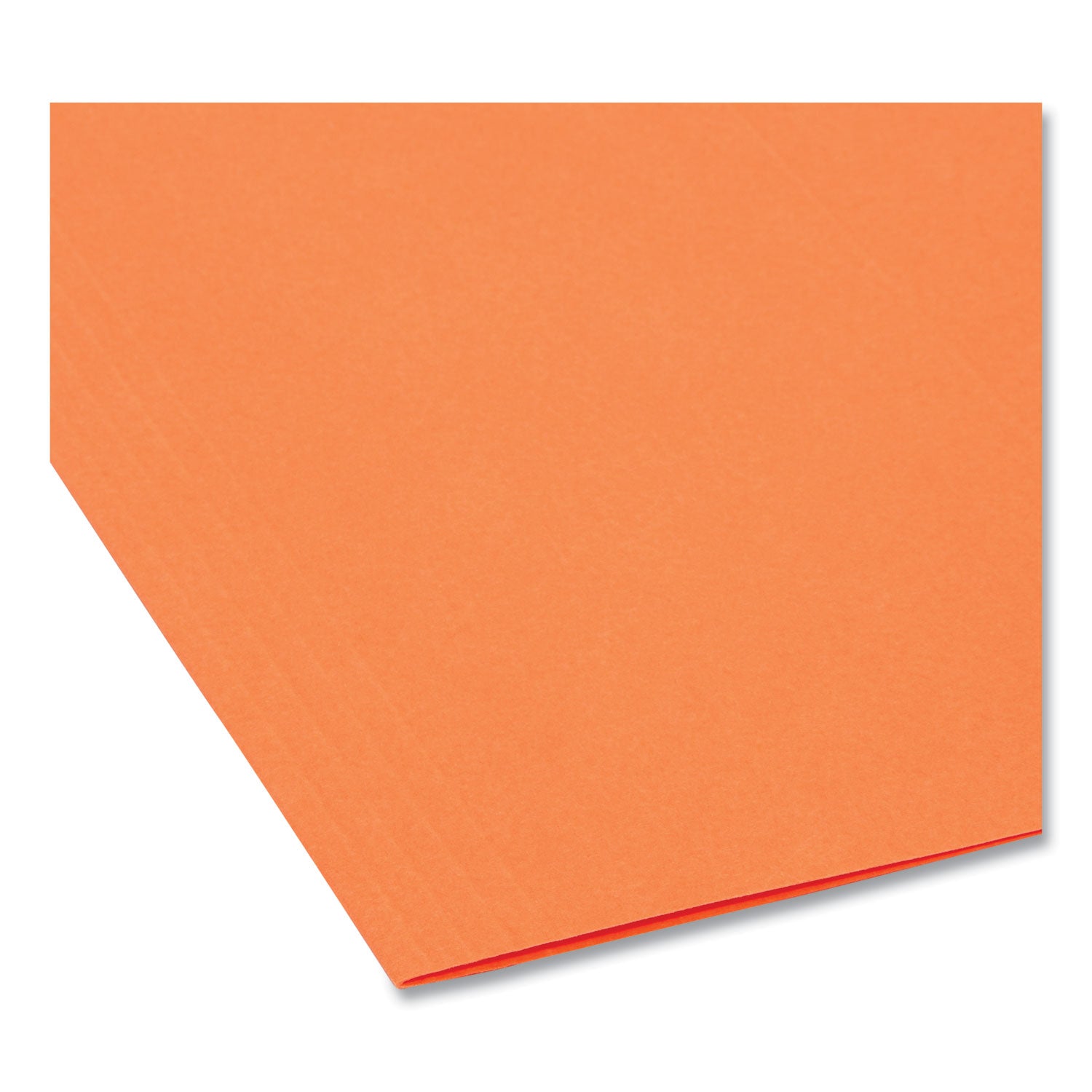 Colored Hanging File Folders with 1/5 Cut Tabs, Letter Size, 1/5-Cut Tabs, Orange, 25/Box - 