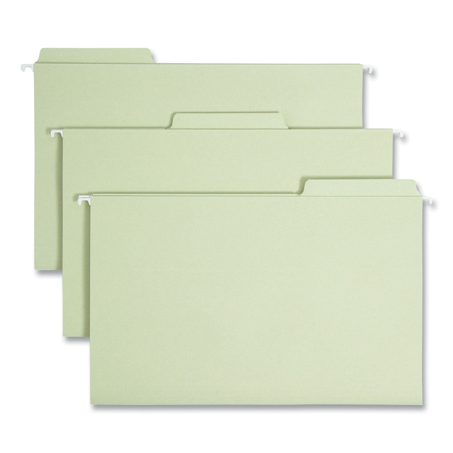 FasTab Hanging Folders, Legal Size, 1/3-Cut Tabs, Moss, 20/Box - 