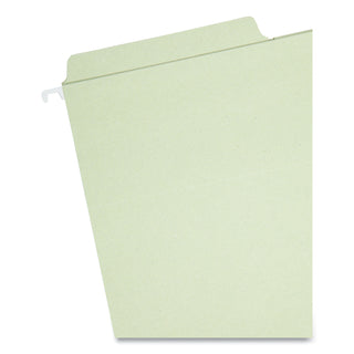 FasTab Hanging Folders, Legal Size, 1/3-Cut Tabs, Moss, 20/Box - 