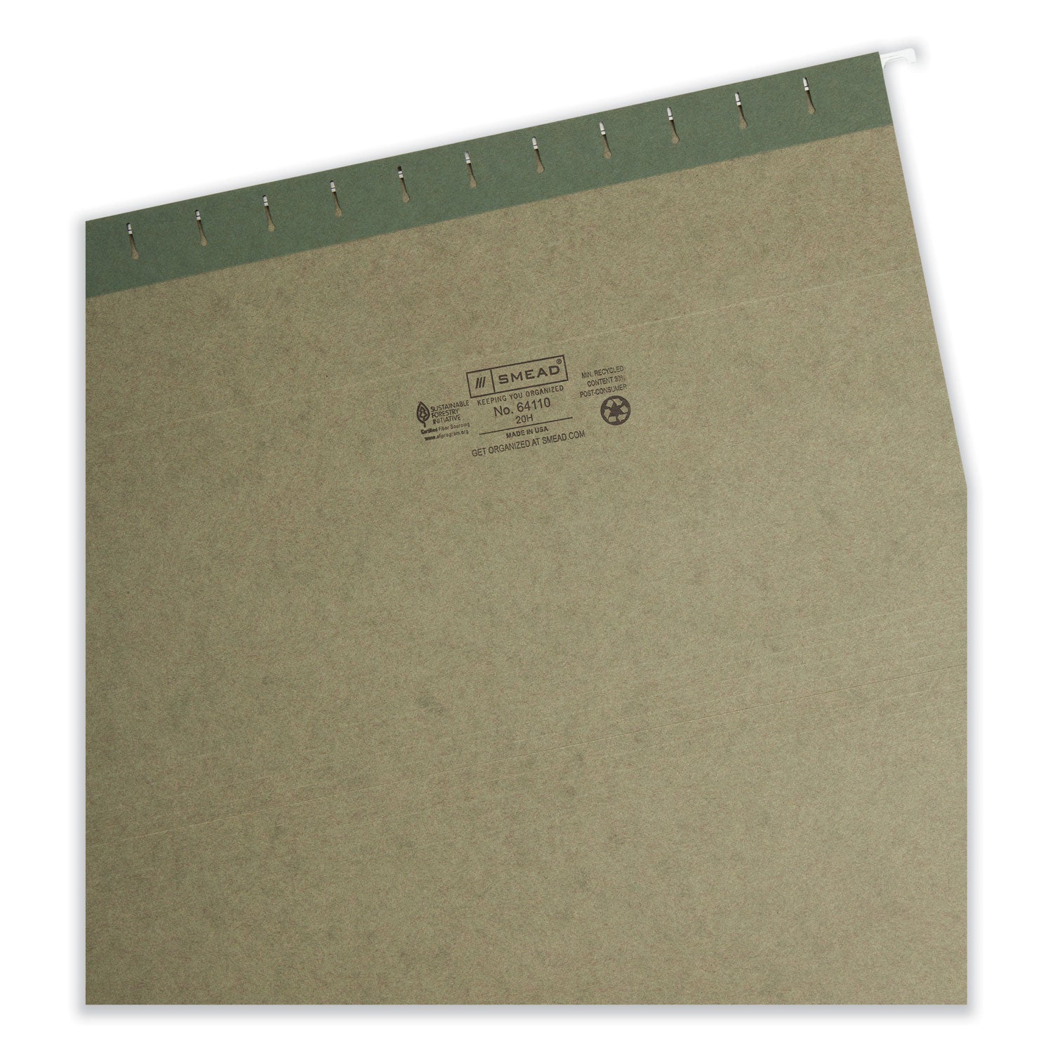 Hanging Folders, Legal Size, Standard Green, 25/Box - 