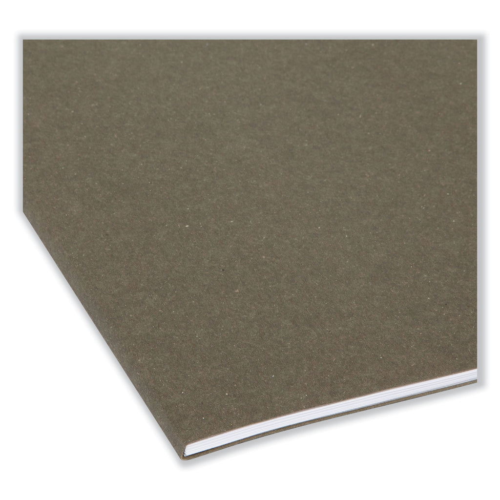 FasTab Hanging Folders, Legal Size, 1/3-Cut Tabs, Standard Green, 20/Box - 