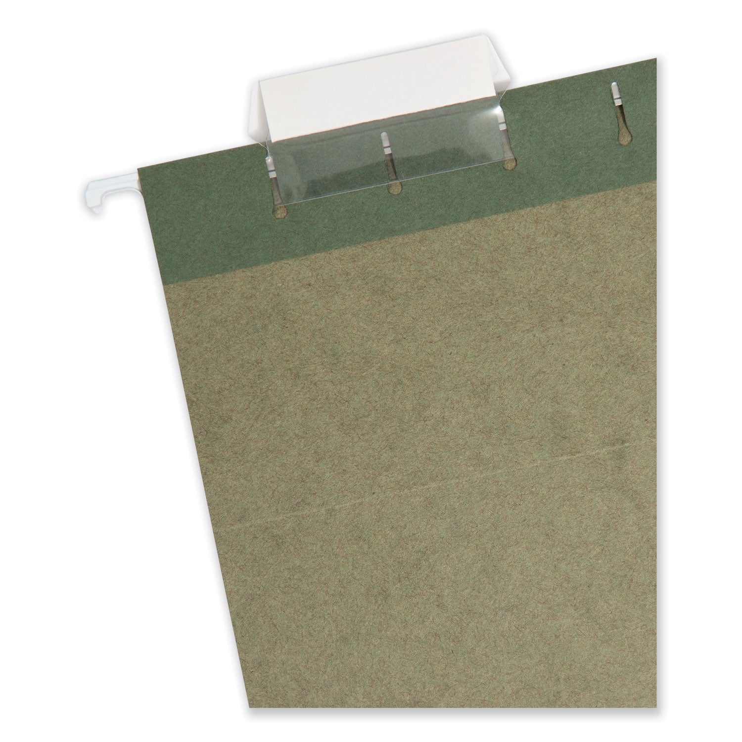 Hanging Folders, Legal Size, 1/5-Cut Tabs, Standard Green, 25/Box - 