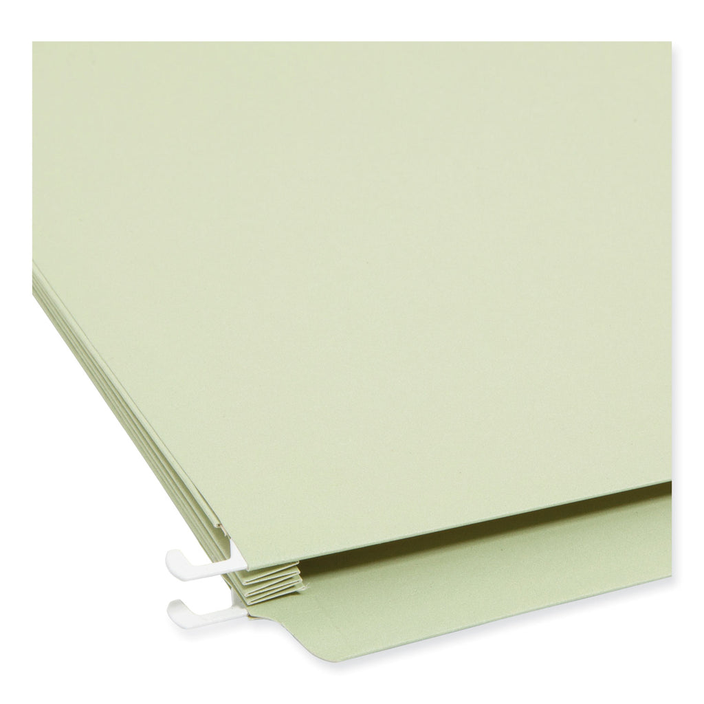 FasTab Hanging Pockets, Letter Size, 1/3-Cut Tabs, Moss, 9/Box - 
