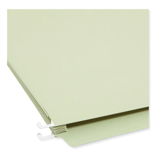 FasTab Hanging Pockets, Letter Size, 1/3-Cut Tabs, Moss, 9/Box - 