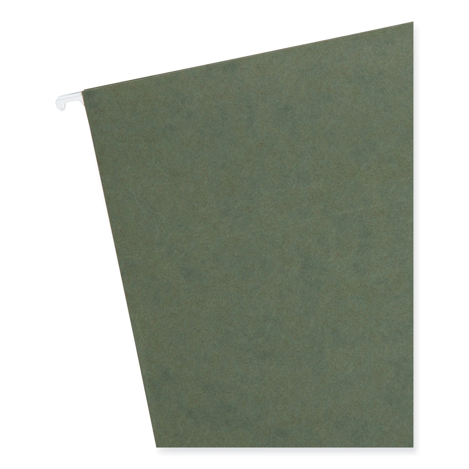 Box Bottom Hanging File Folders, 1" Capacity, Letter Size, Standard Green, 25/Box - 