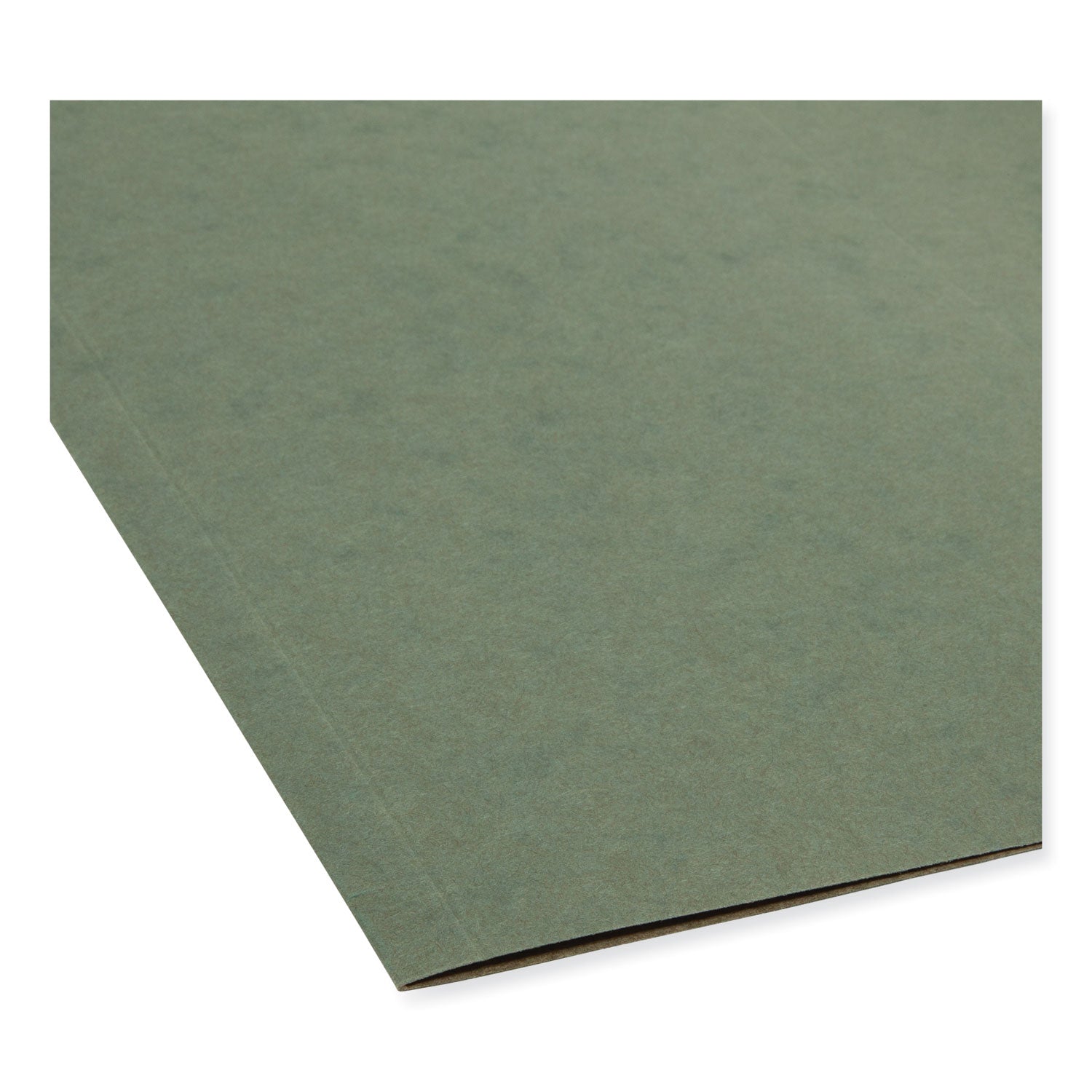 Box Bottom Hanging File Folders, 1" Capacity, Letter Size, Standard Green, 25/Box - 