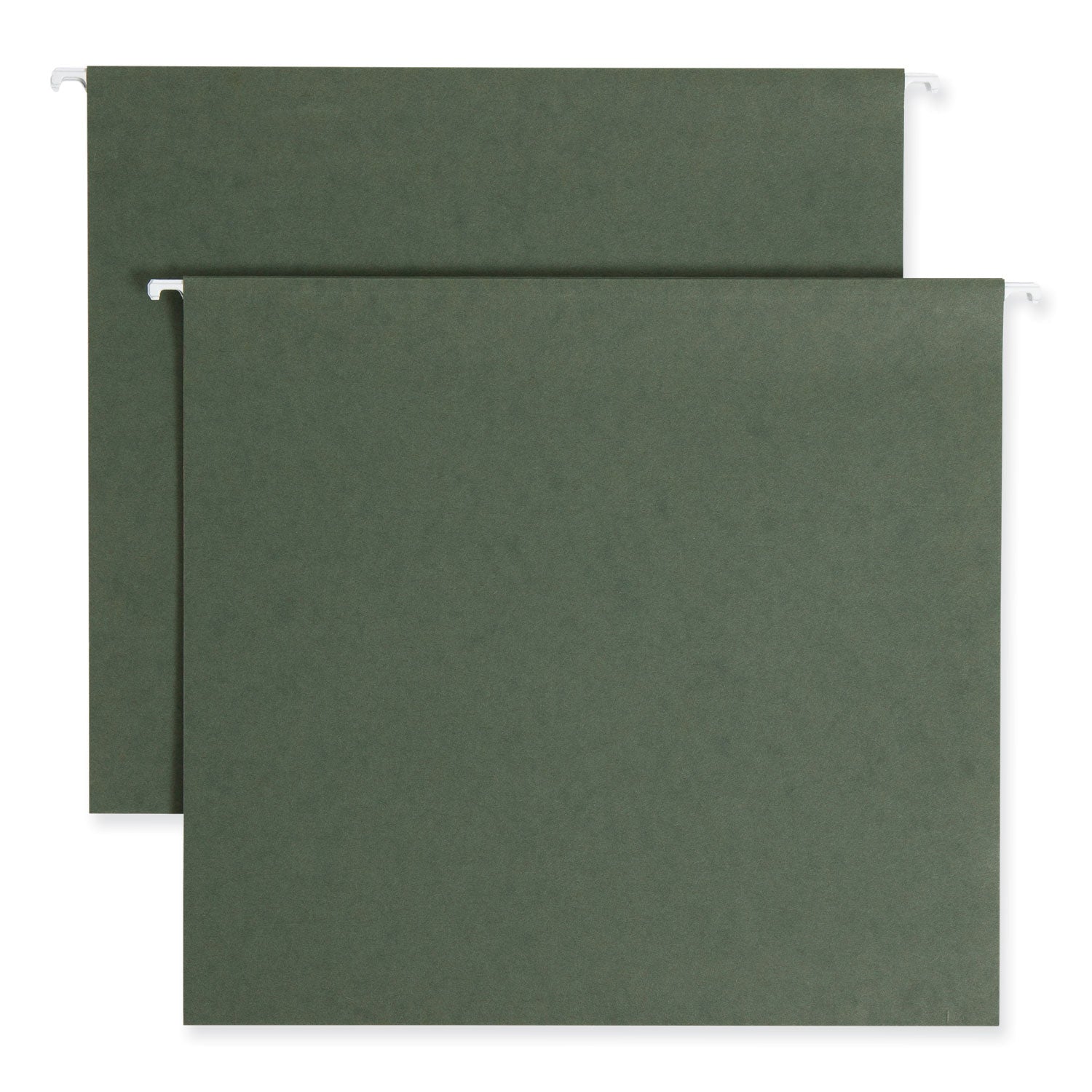 Box Bottom Hanging File Folders, 3" Capacity, Letter Size, Standard Green, 25/Box - 