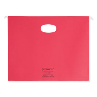 Hanging Pockets with Full-Height Gusset, 1 Section, 3.5" Capacity, Letter Size, Assorted Colors, 4/Pack