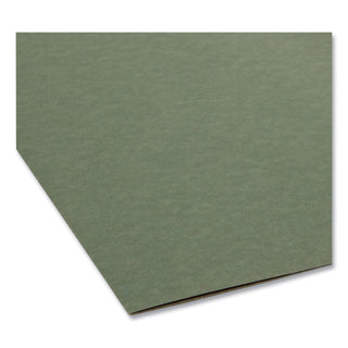 Box Bottom Hanging File Folders, 2" Capacity, Legal Size, Standard Green, 25/Box - 