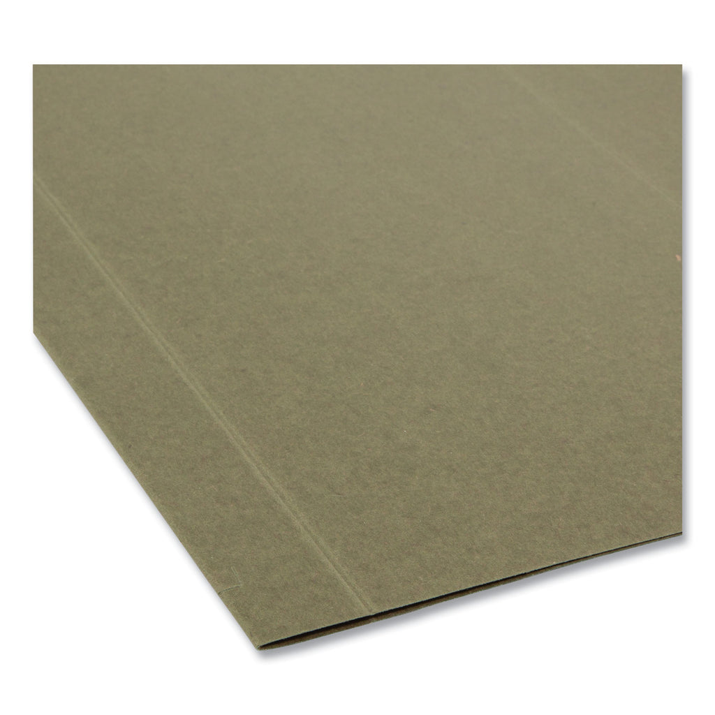 Box Bottom Hanging File Folders, 2" Capacity, Letter Size, Standard Green, 25/Box