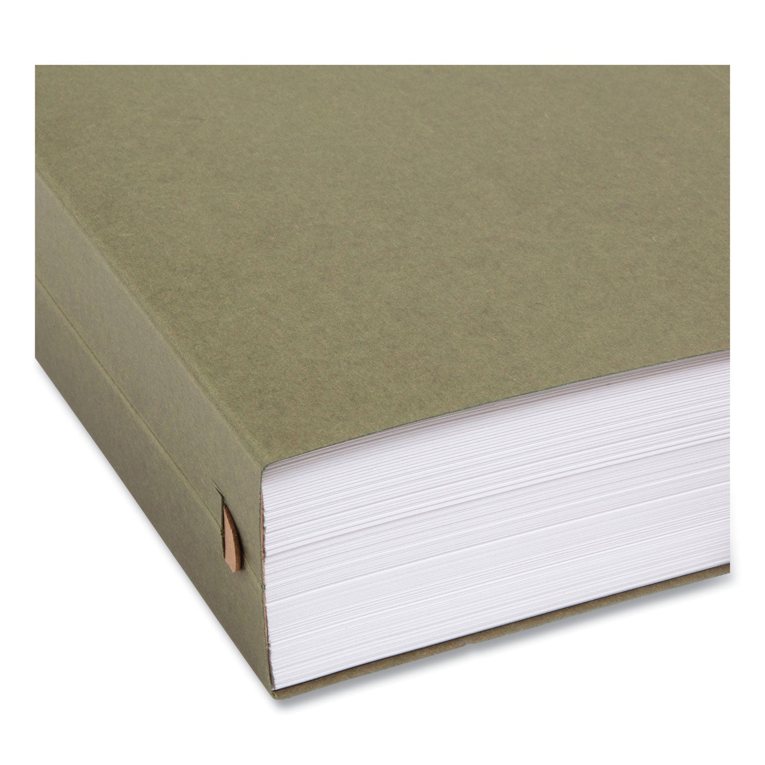 Box Bottom Hanging File Folders, 2" Capacity, Letter Size, Standard Green, 25/Box - 