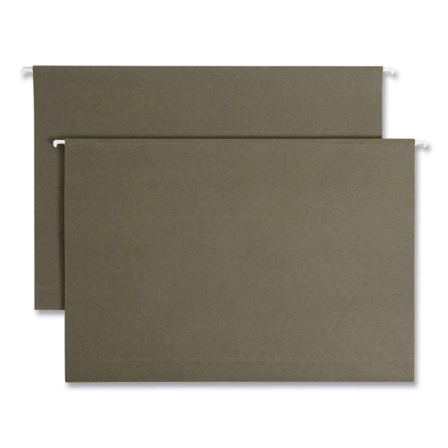 Box Bottom Hanging File Folders, 2" Capacity, Legal Size, Standard Green, 25/Box - 