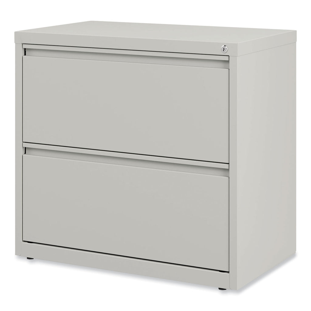 Lateral File, 2 Legal/Letter-Size File Drawers, Light Gray, 36" x 18.63" x 28