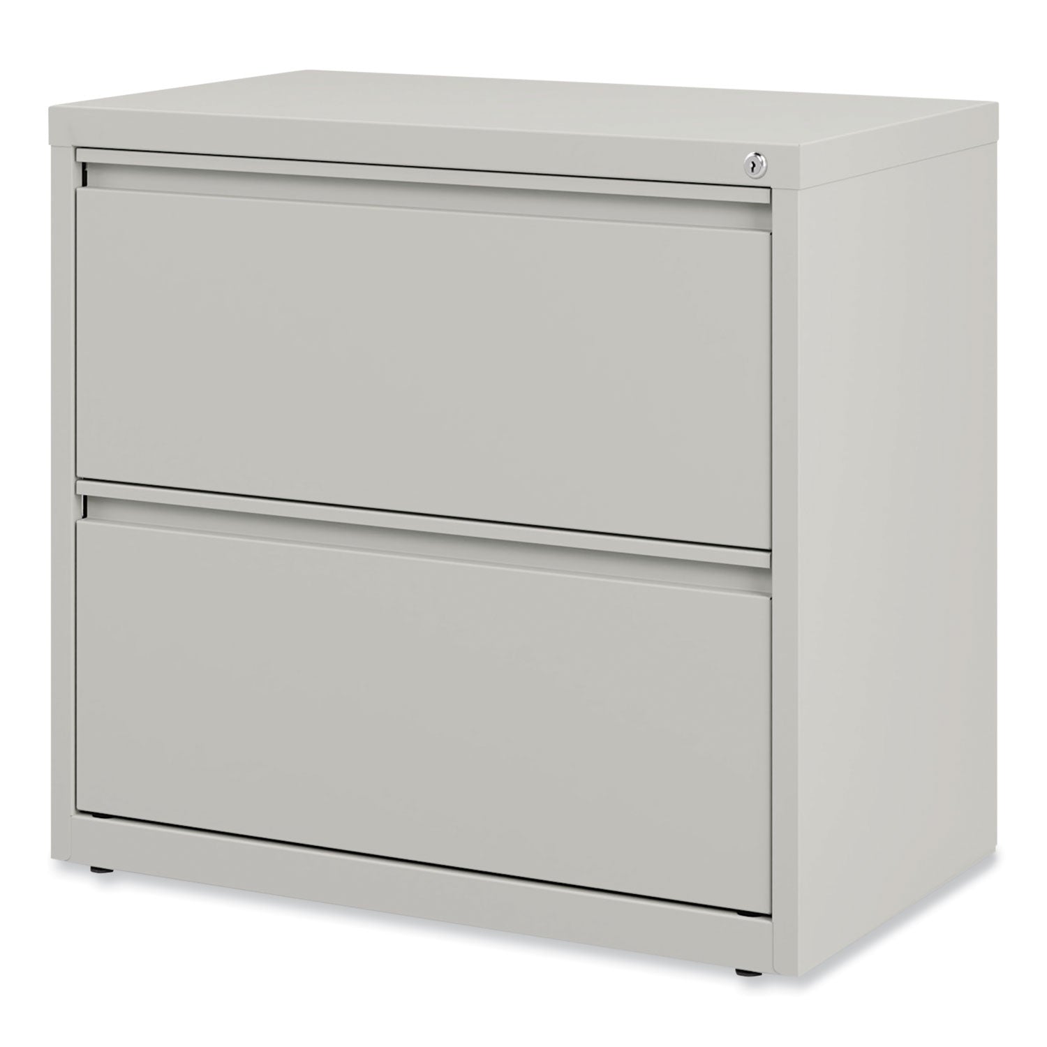 Lateral File, 2 Legal/Letter-Size File Drawers, Light Gray, 36" x 18.63" x 28