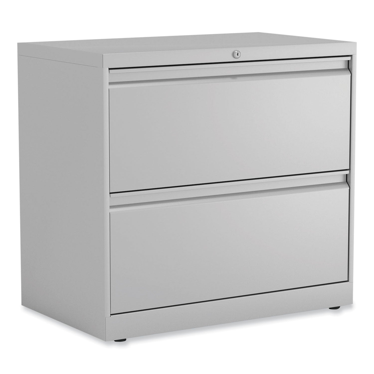 Lateral File, 2 Legal/Letter-Size File Drawers, Light Gray, 36" x 18.63" x 28