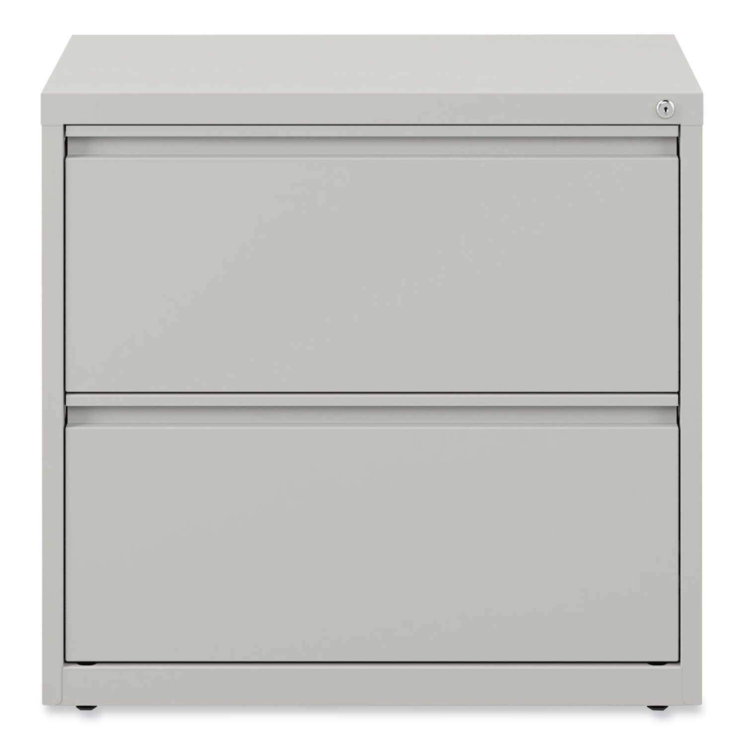 Lateral File, 2 Legal/Letter-Size File Drawers, Light Gray, 36" x 18.63" x 28