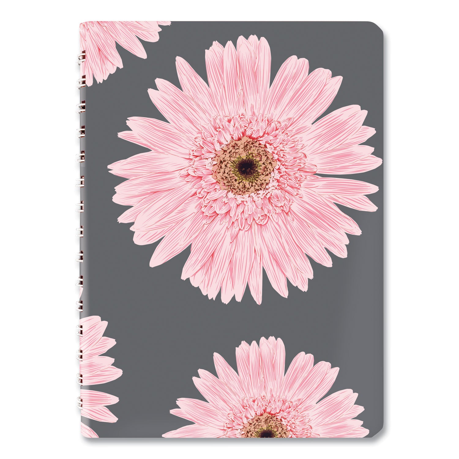 pink-ribbon-essential-daily-appointment-book-daisy-artwork-8-x-5-navy-gray-pink-cover-12-month-jan-to-dec-2024_redcb634g05 - 2