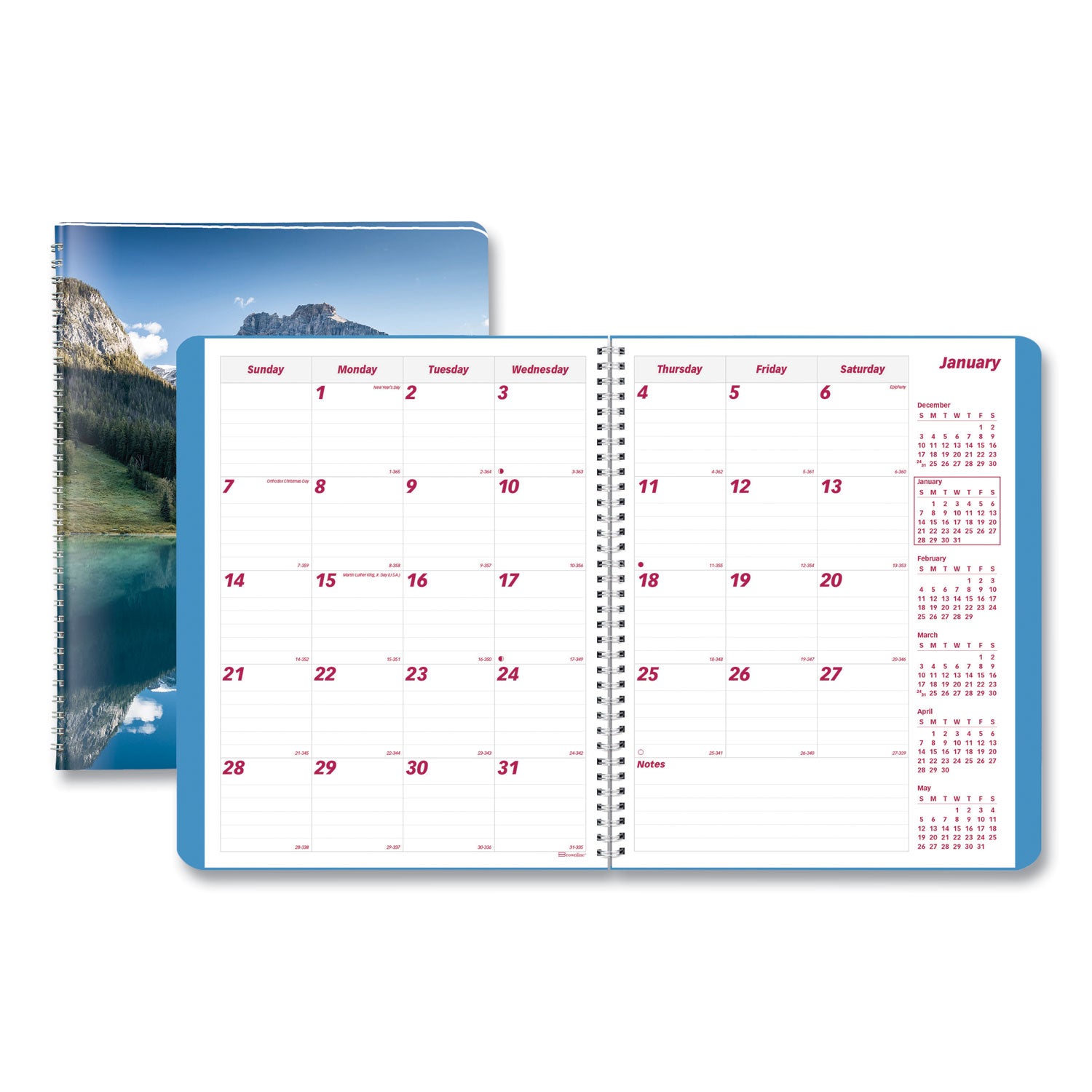 mountains-14-month-planner-mountains-photography-11-x-85-blue-green-cover-14-month-dec-to-jan-2023-to-2025_redcb1262g04 - 1