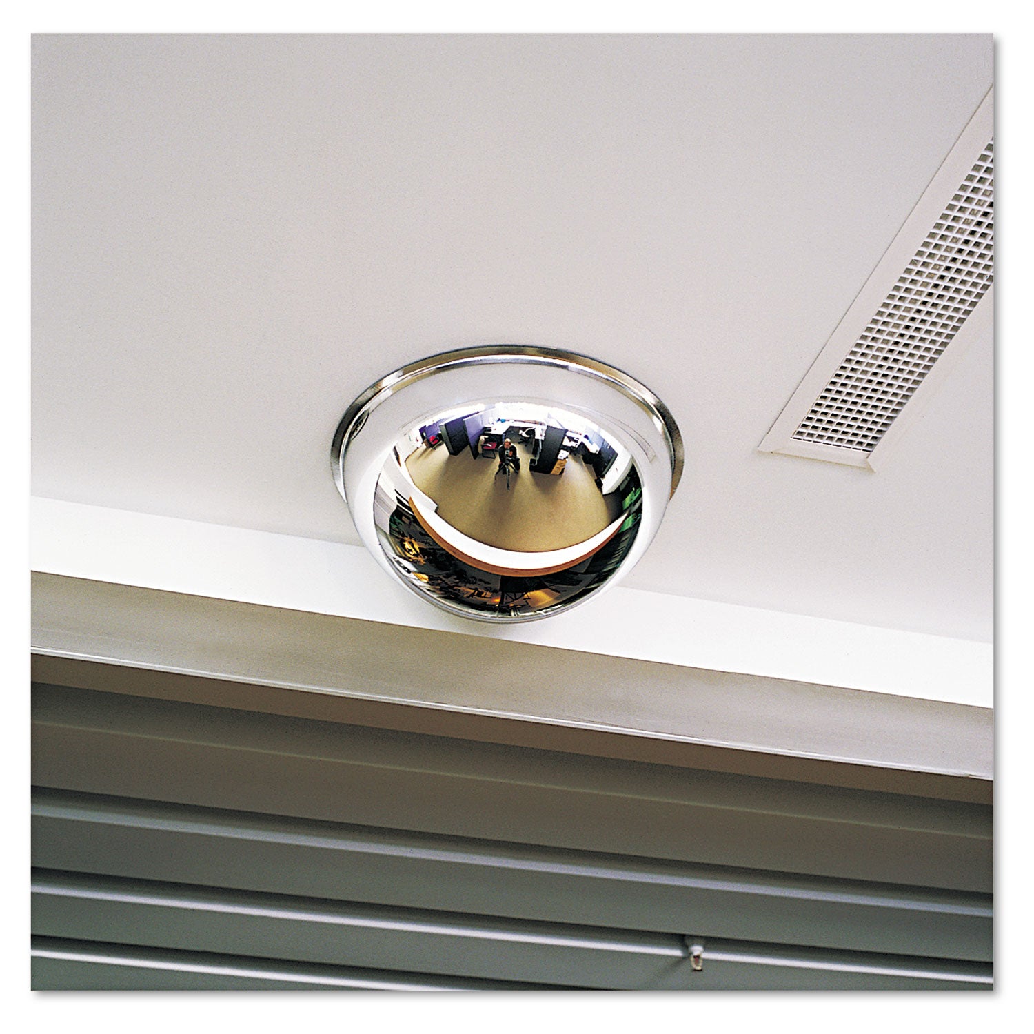 Full Dome Convex Security Mirror, Full Dome, 18" Diameter - 