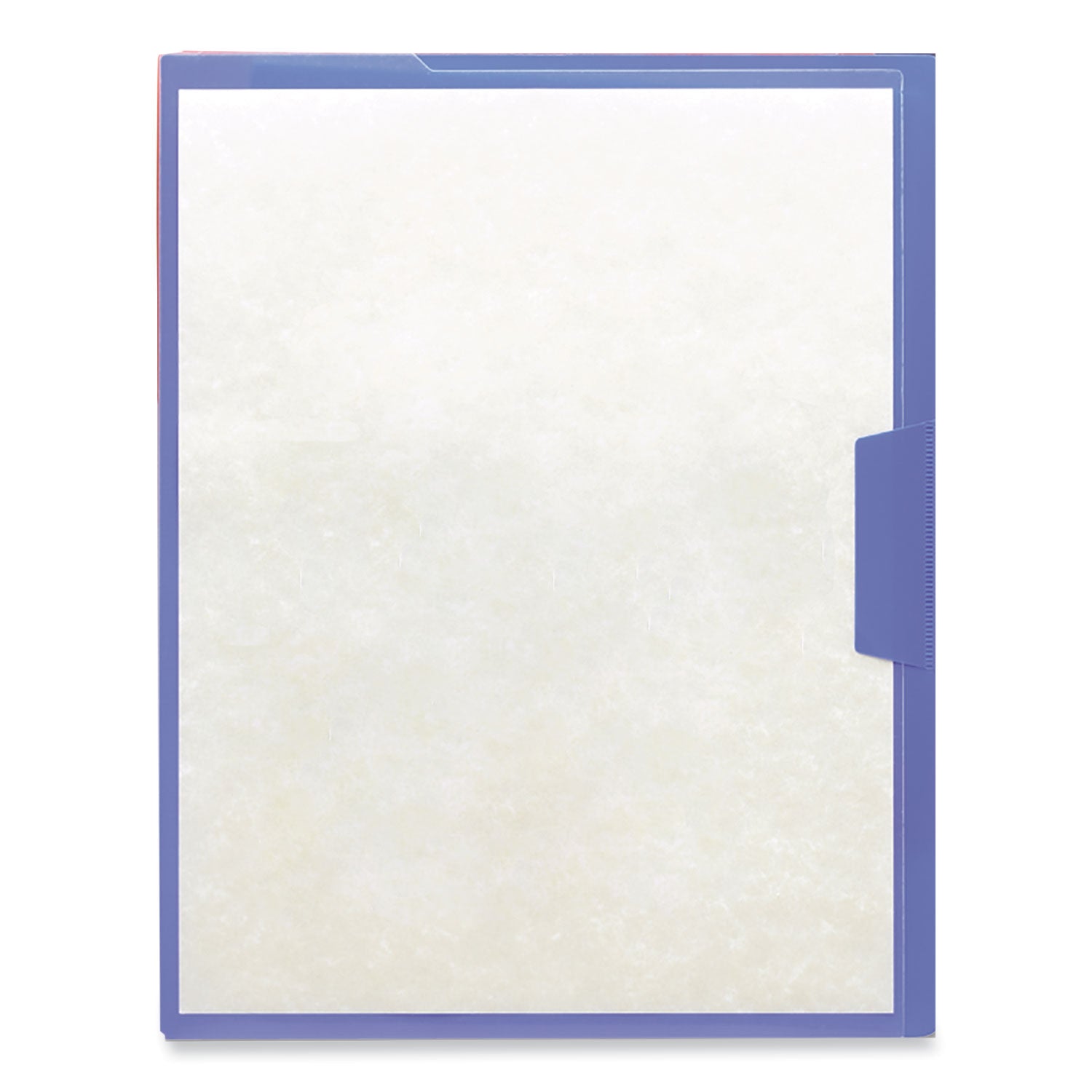 Organized Up Poly Opaque Project Jackets, Letter Size, Assorted Colors, 5/Pack - 