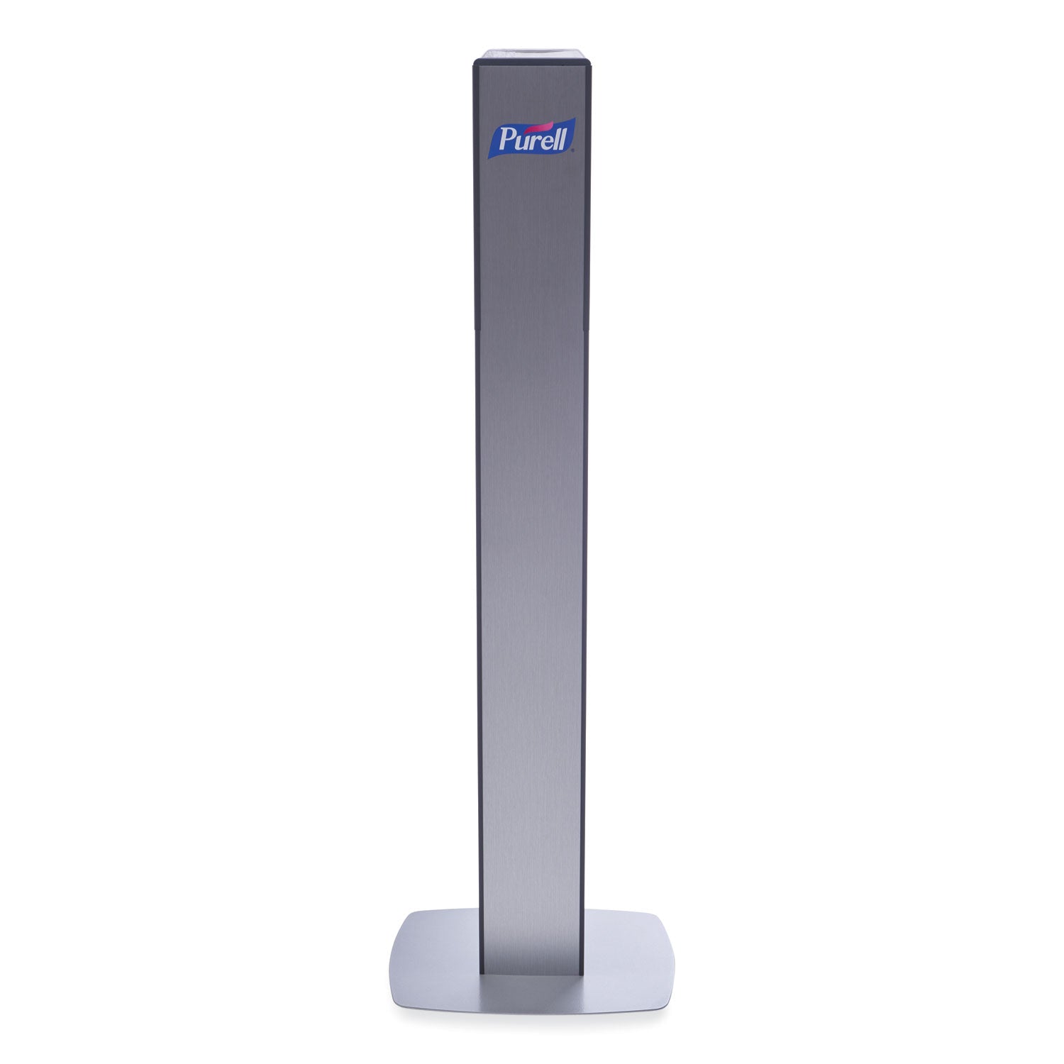 PURELL MESSENGER ES8 Silver Panel Floor Stand with Dispenser - Floor Stand - Graphite, Silver