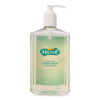 Antibacterial Lotion Soap, Light Scent, 12 oz Pump Bottle