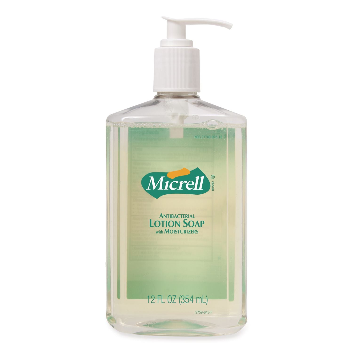 Antibacterial Lotion Soap, Light Scent, 12 oz Pump Bottle
