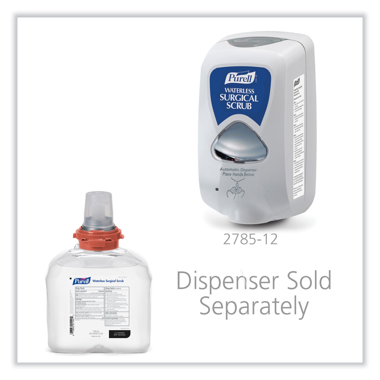 waterless-surgical-scrub-gel-hand-sanitizer-1200-ml-refill-bottle-fragrance-free-for-tfx-dispenser-4-carton_goj548504 - 3