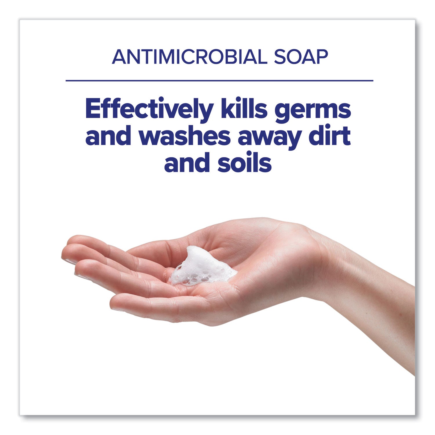 Healthy Soap 2.0% CHG Antimicrobial Foam for CS8 Dispensers, Fragrance-Free, 1,200 mL, 2/Carton