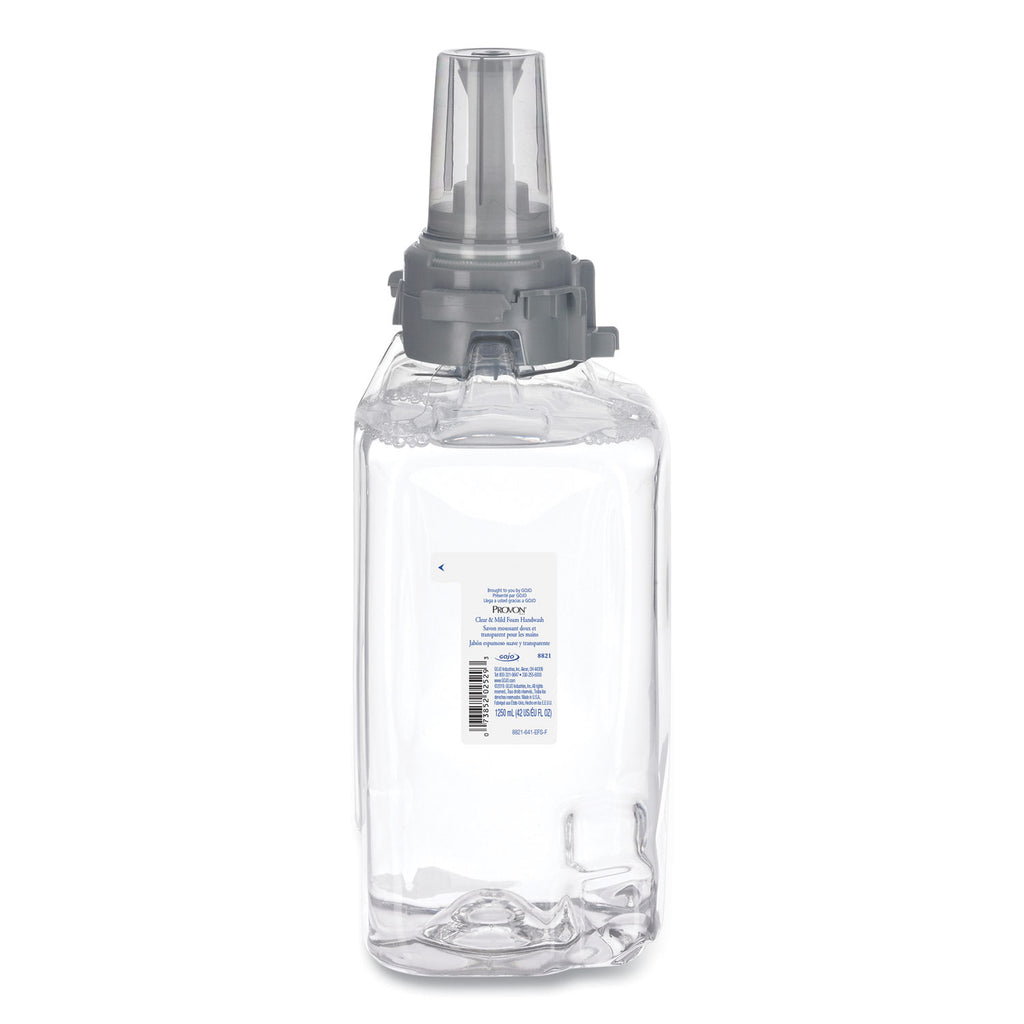 Clear and Mild Foam Hand Wash, Unscented, 1,250 mL Refill, 3/Carton