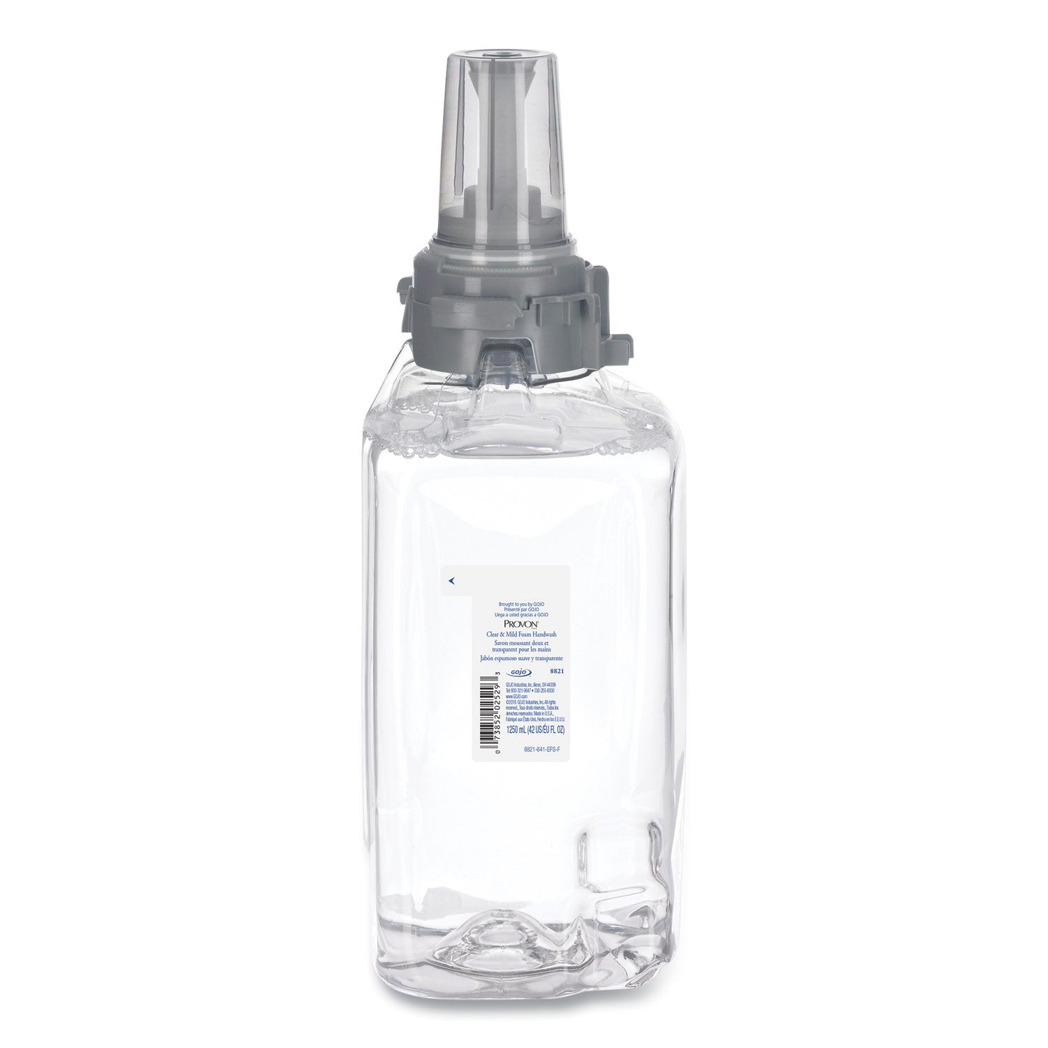 Clear and Mild Foam Hand Wash, Unscented, 1,250 mL Refill, 3/Carton