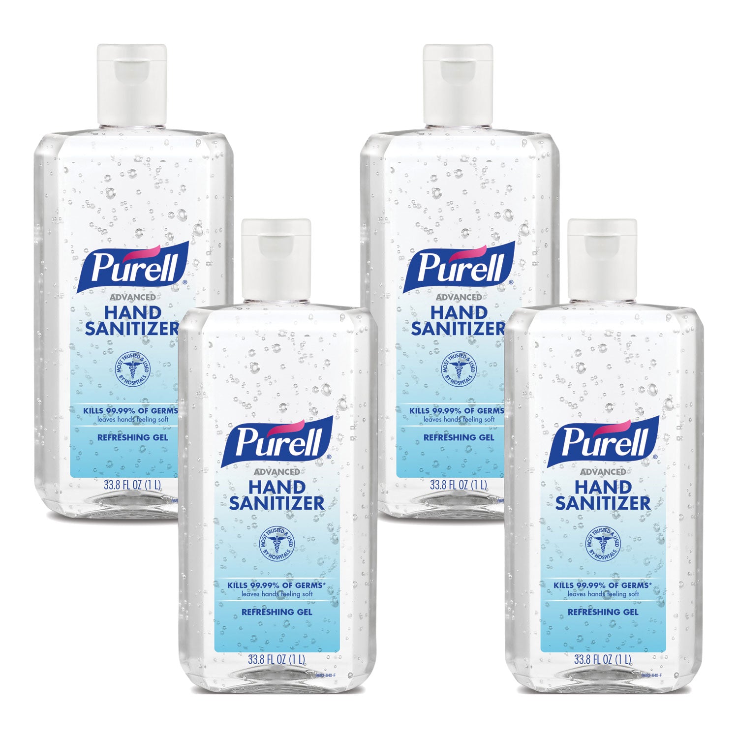 advanced-hand-sanitizer-refreshing-gel-1-l-flip-cap-bottle-clean-scent-4-carton_goj968304ct - 1