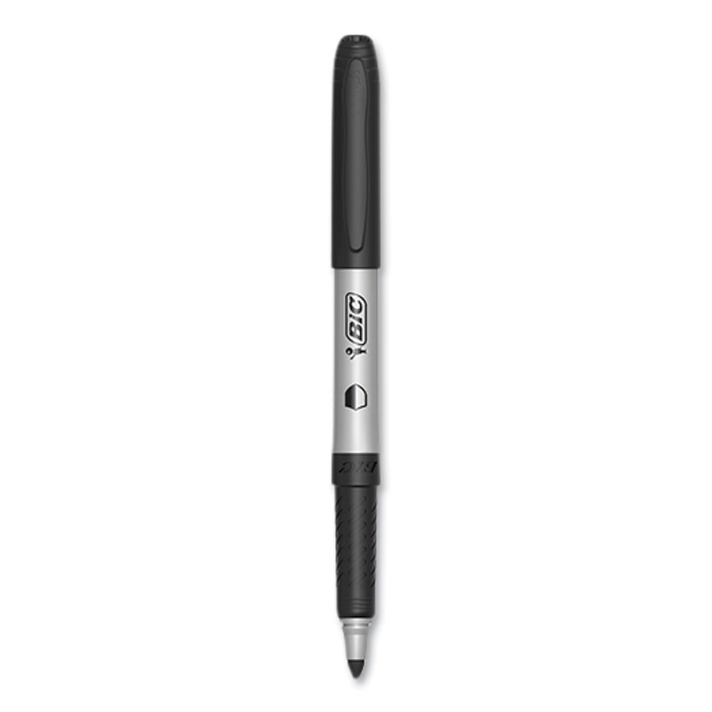 PrevaGuard Permanent Marker, Fine Bullet Tip, Black, 12/Pack