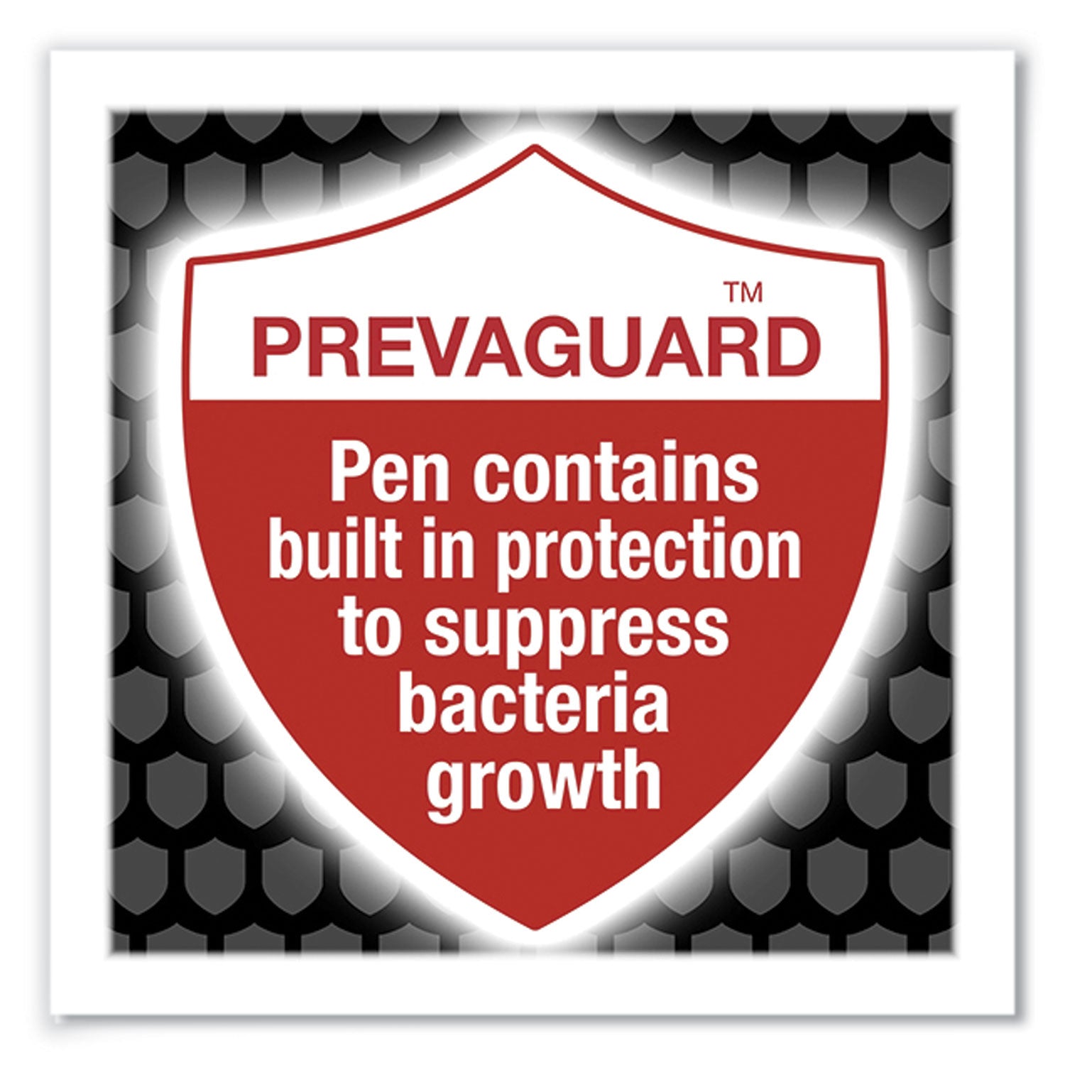 PrevaGuard Round Stic Pen, Stick, Medium 1 mm, Blue Ink, Translucent Blue Barrel, 60/Pack
